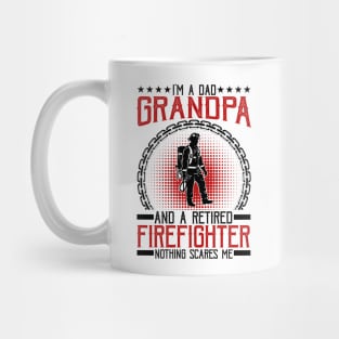 funny retired firefighter for dads and grandpas Mug
